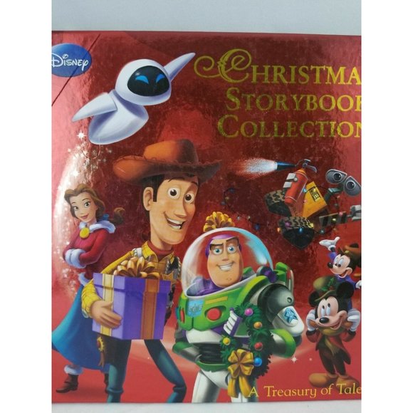 Disney Pixar Christmas Storybook Treasury of Tales Collection hardcover reading - Picture 2 of 9